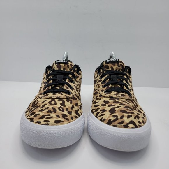 Adidas Vulcraid 3R Cheetah Women's SB Shoes Brown Black GW9185 US Size 9.5 - Picture 3 of 8